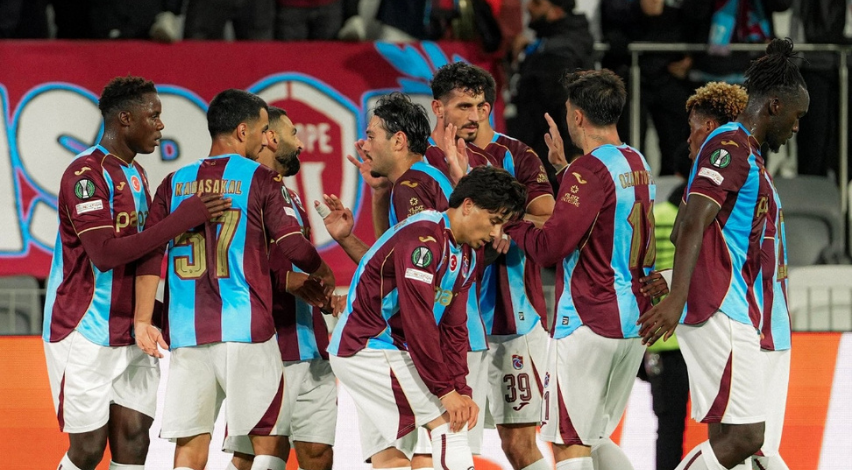 Trabzonspor'dan Avrupa'da 4 gollü galibiyet!