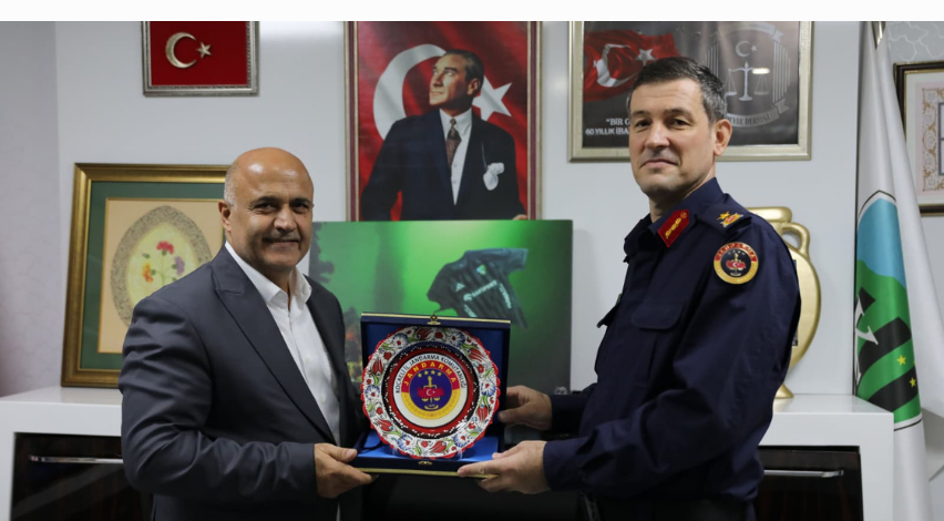Jandarma Komutanı Avcı’dan Başkan Durul’a ziyaret