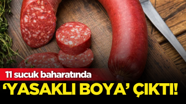 11 sucuk baharatında 'yasaklı boya' çıktı!