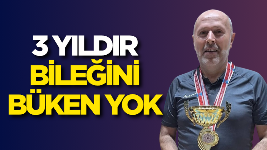 3 yıldır bileğini büken yok