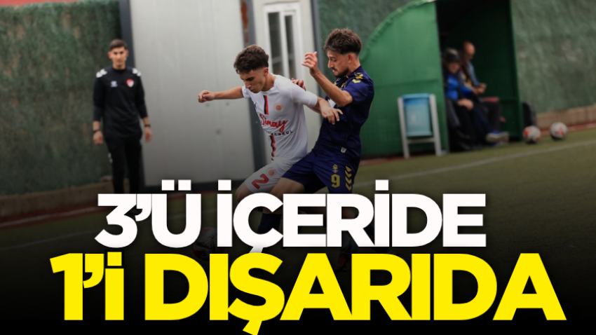 3’ü içeride 1’i dışarıda