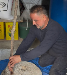 90 yıllık geleneği taş değirmende yaşatıyorlar