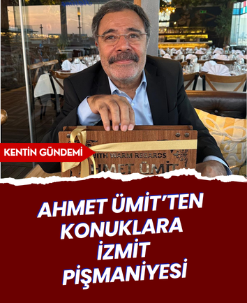 Ahmet Ümit’ten konuklara İzmit pişmaniyesi