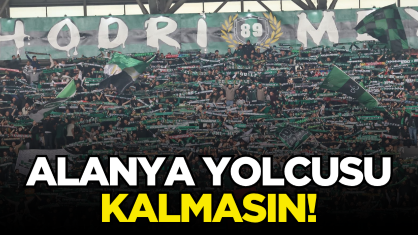 Alanya yolcusu kalmasın!