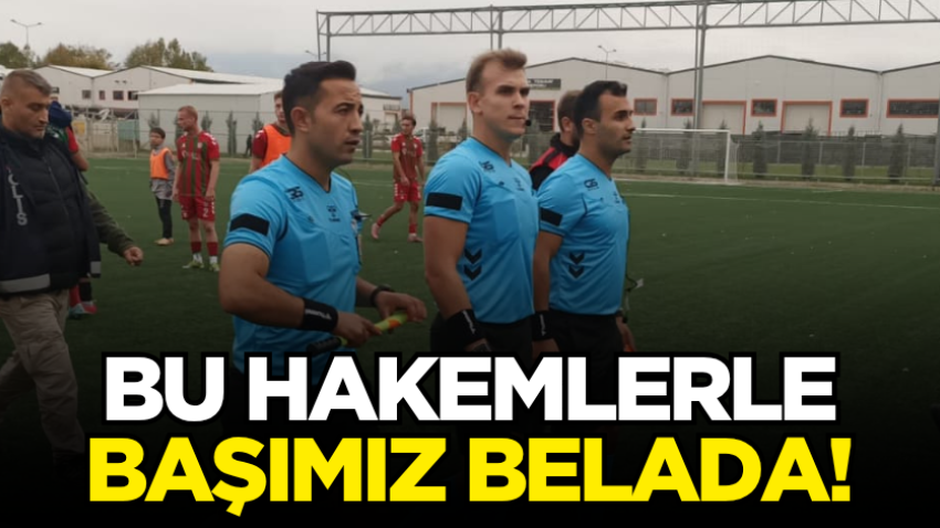 Bu hakemlerle başımız belada!