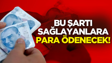 Bu şartı sağlayanlara para ödenecek!