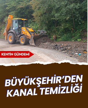 Büyükşehir’den kanal temizliği