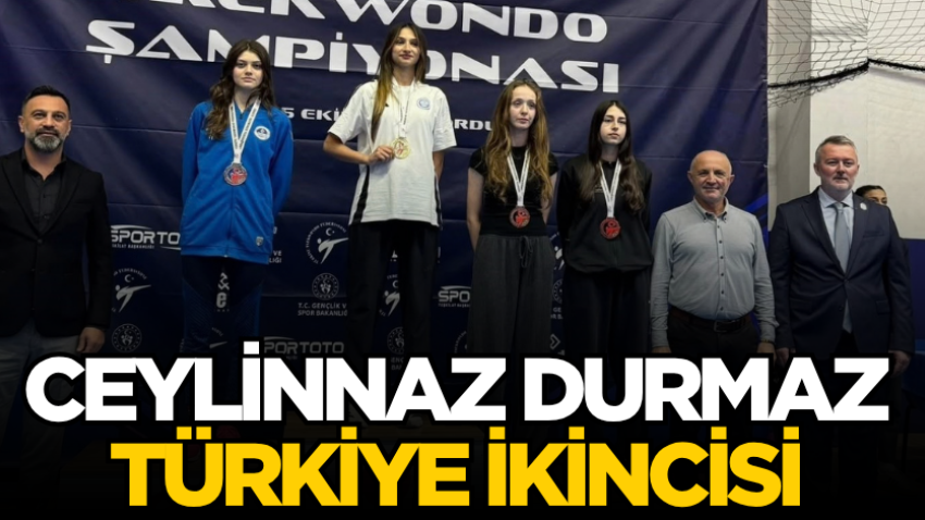 Ceylinnaz Durmaz Türkiye ikincisi