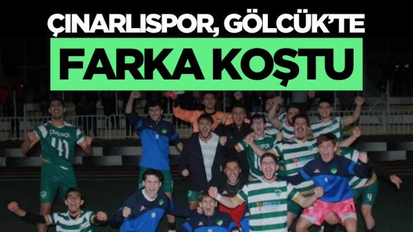 Çınarlıspor, Gölcük’te farka koştu