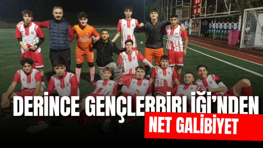 Derince Gençlerbirliği’nden net galibiyet