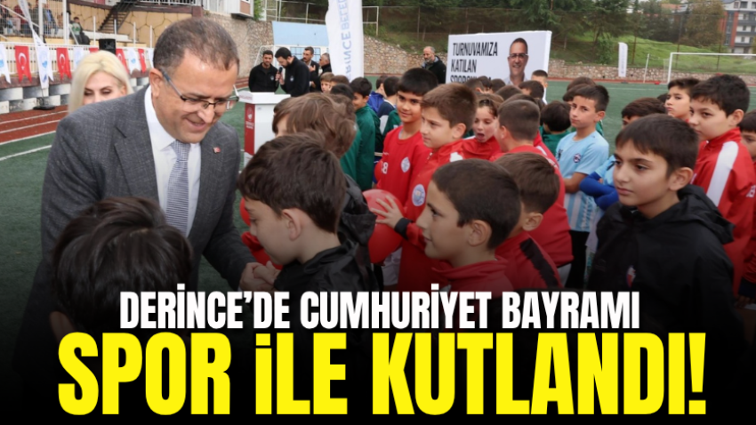 Derince’de Cumhuriyet Bayramı spor ile kutlandı! 