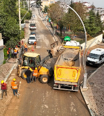 Diliskelesi'nde elektrik hatları yer altına alınıyor