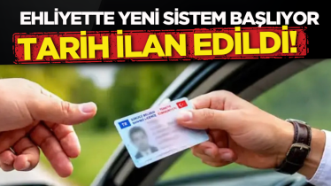Ehliyette yeni sistem başlıyor: Tarih ilan edildi!