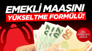 Emekli maaşını yükseltme formülü! Bu detaylara dikkat