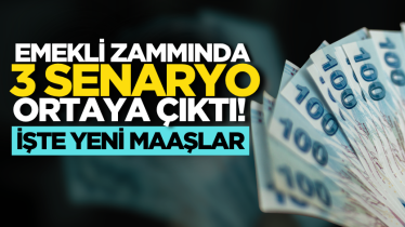 Emekli zammında 3 senaryo ortaya çıktı! İşte yeni maaşlar 