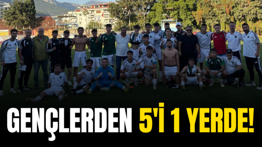Gençlerden 5'i 1 yerde! 