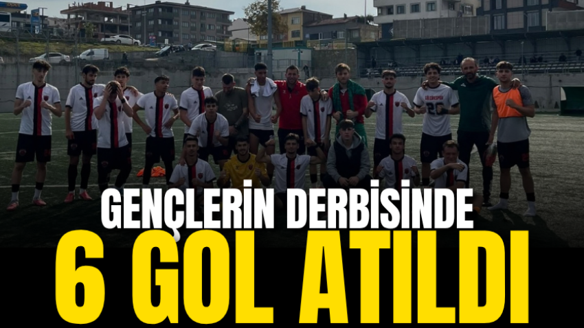 Gençlerin derbisinde 6 gol atıldı