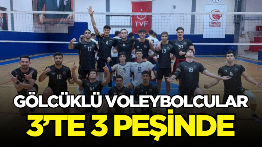 Gölcüklü voleybolcular 3’te 3 peşinde