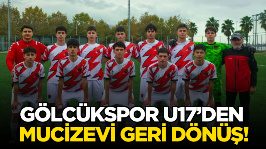 Gölcükspor U17’den mucizevi geri dönüş!