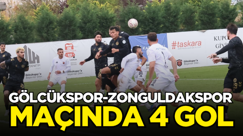 Gölcükspor-Zonguldakspor maçında 4 gol