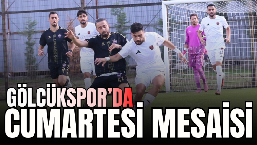 Gölcükspor’da Cumartesi mesaisi