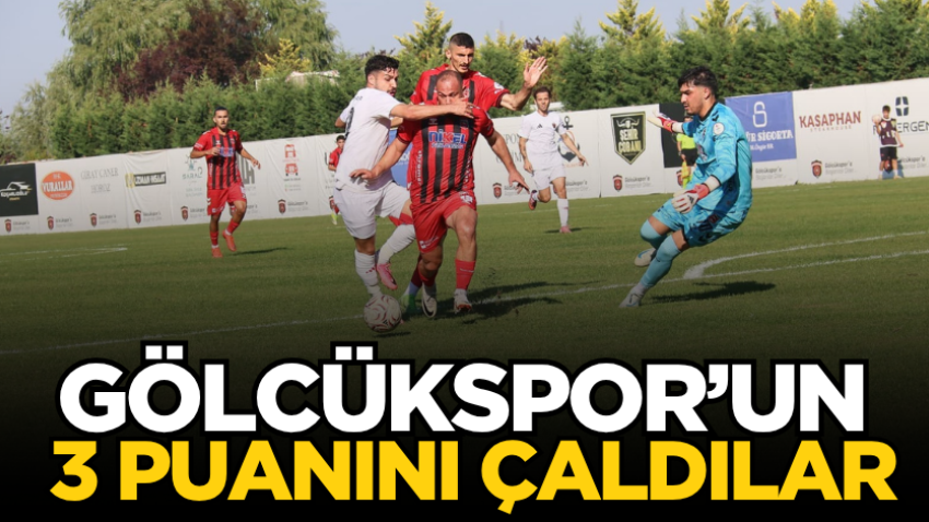 Gölcükspor’un 3 puanını çaldılar
