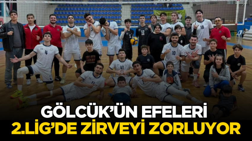 Gölcük’ün Efeleri 2.Lig’de zirveyi zorluyor