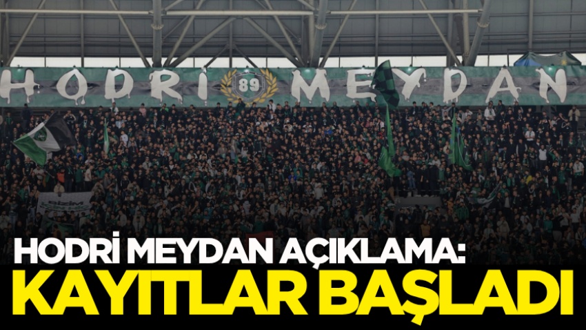 Hodri Meydan açıklama: Kayıtlar başladı