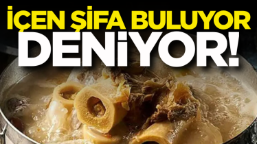 İçen şifa buluyor deniyor!