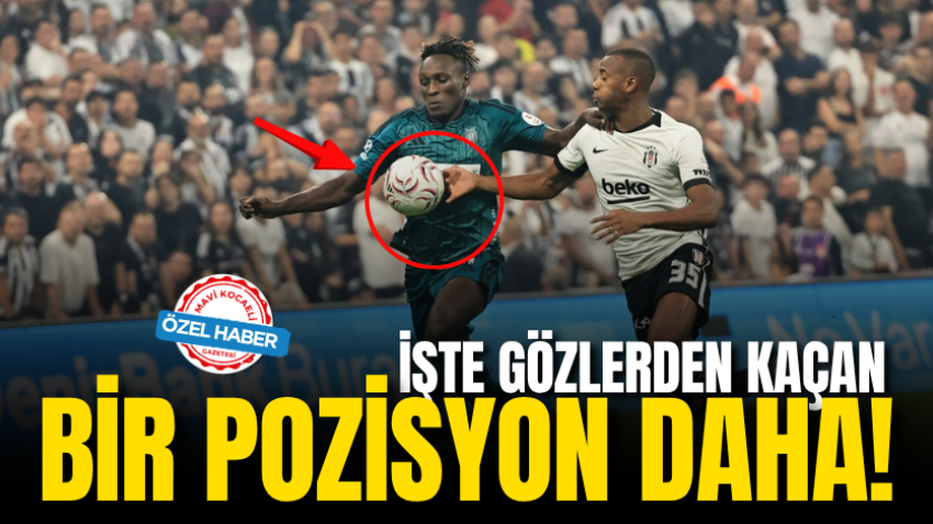 İşte gözlerden kaçan bir pozisyon daha!