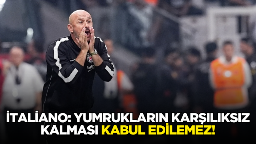 İtaliano: Yumrukların karşılıksız kalması kabul edilemez!