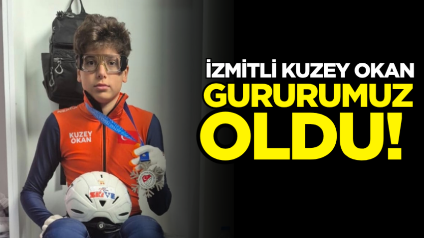 İzmitli Kuzey Okan gururumuz oldu!