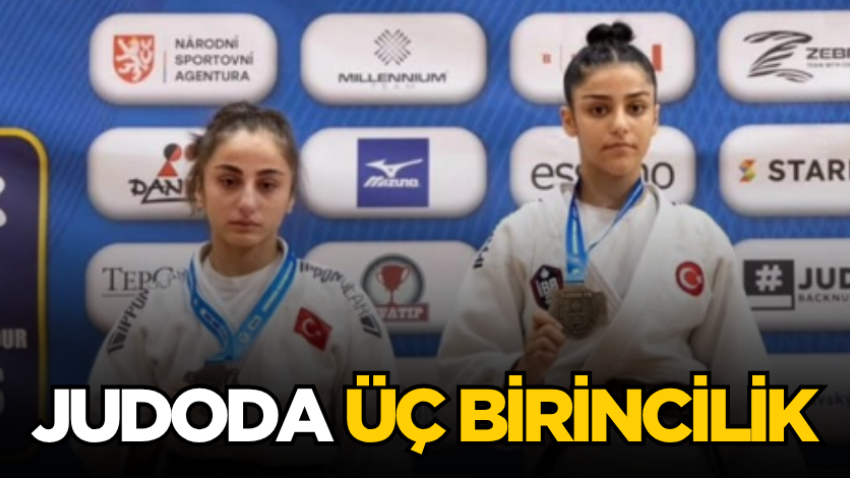 Judoda üç birincilik