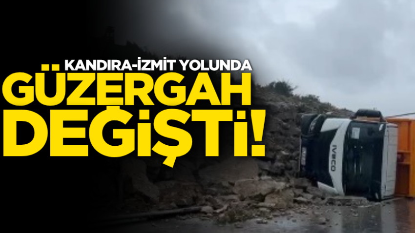 Kandıra-İzmit yolunda güzergah değişti!