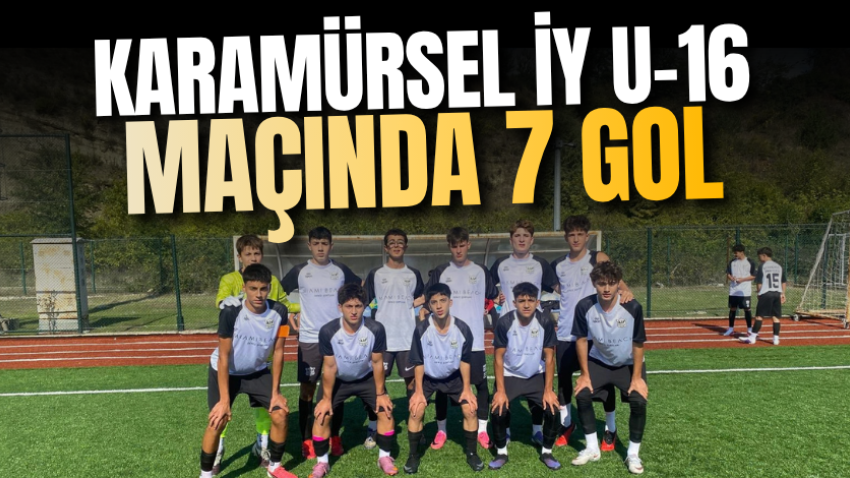 Karamürsel İY U-16 maçında 7 gol