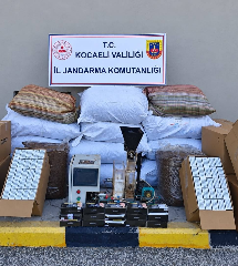 Kocaeli'de 1 milyon TL değerinde kaçak tütün ele geçirildi