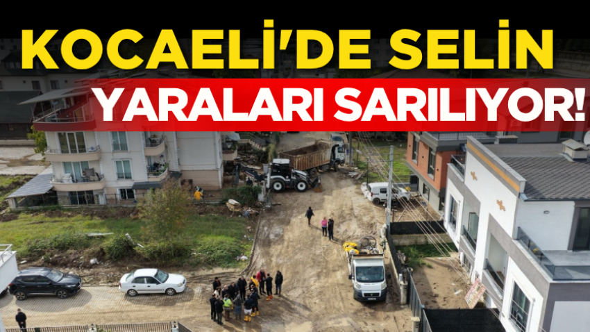 Kocaeli'de selin yaraları sarılıyor! 