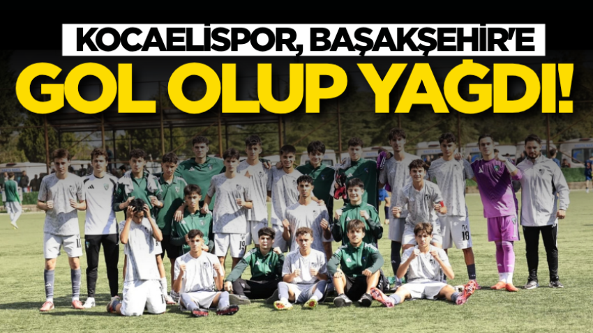 Kocaelispor, Başakşehir'e gol olup yağdı!