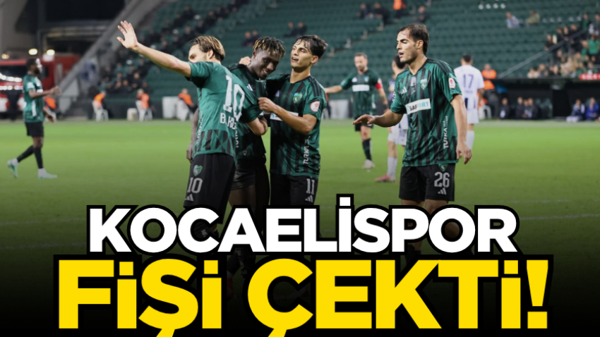 Kocaelispor fişi çekti!