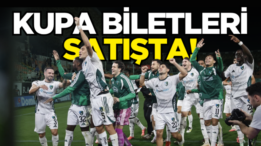Kocaelispor’da kupa biletleri satışta!