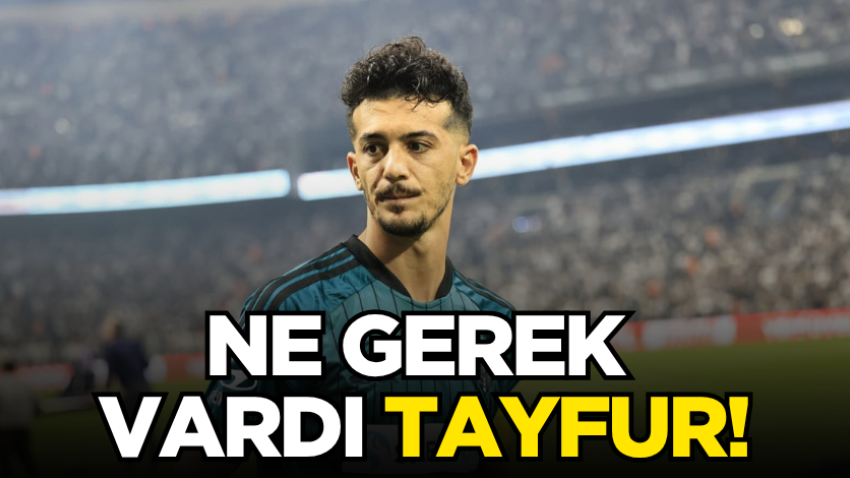 Ne gerek vardı Tayfur!