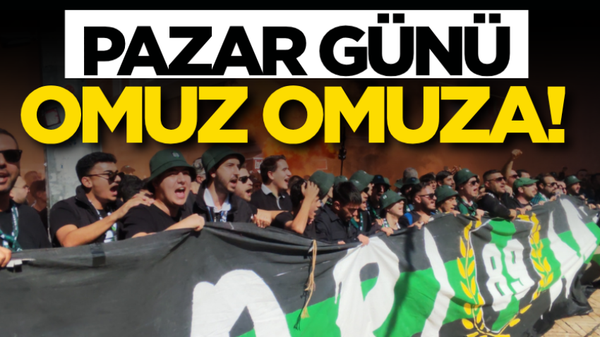 Pazar günü omuz omuza!
