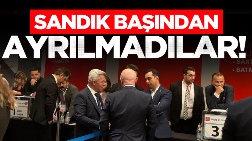 Sandık başından ayrılmadılar!