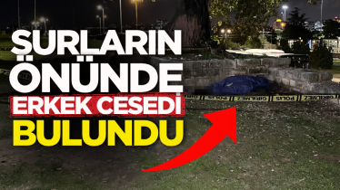 Surların önünde erkek cesedi bulundu