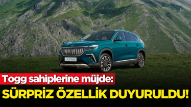 Togg sahiplerine müjde: Sürpriz özellik duyuruldu!