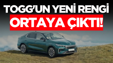 Togg'un yeni rengi ortaya çıktı!