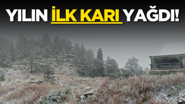 Yılın ilk karı yağdı!