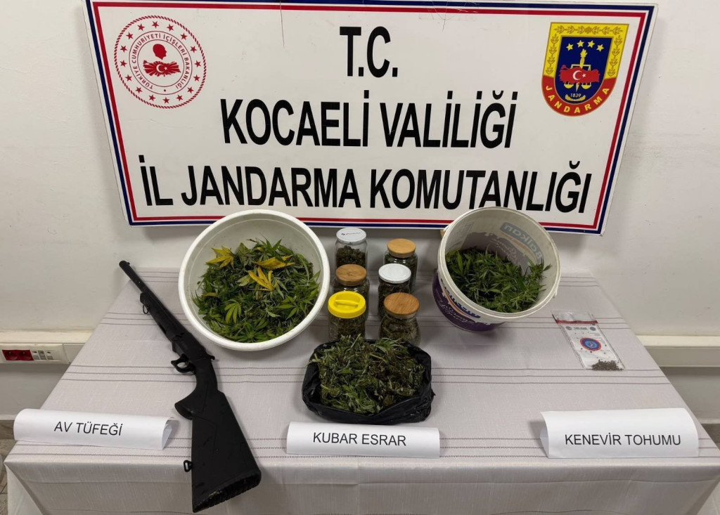 Kocaeli'de jandarmadan uyuşturucu operasyonu!
