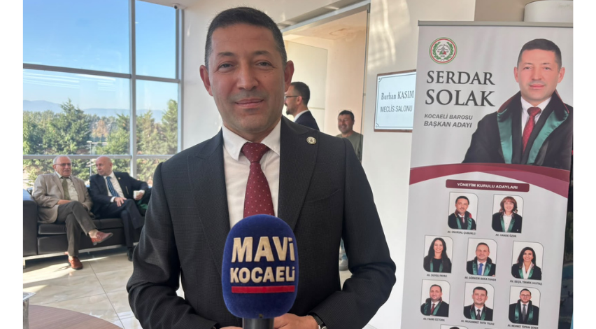 Serdar Solak: Bu seçimin kazananı baromuz olacak