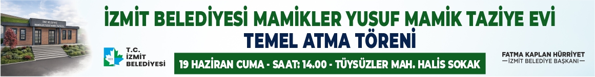 İZMİT BELEDİYESİ 18.06.2026 MAMİKLER